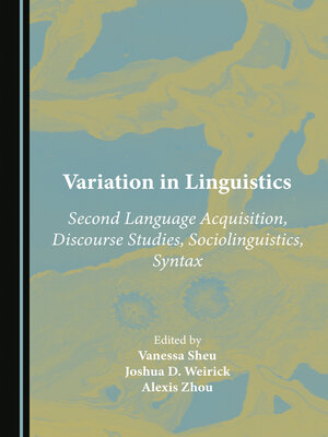 cover image of Variation in Linguistics
